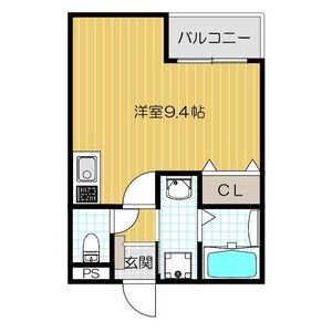 ワンルーム 間取り図
