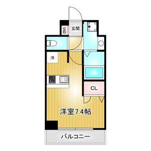 ワンルーム 間取り図