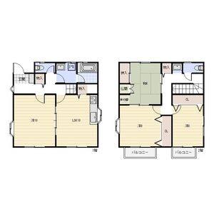 4LDK 間取り図