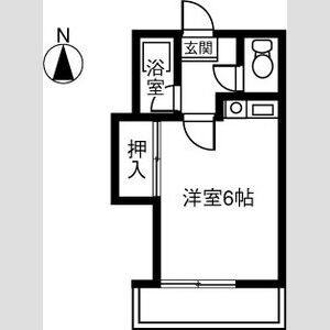 ワンルーム 間取り図