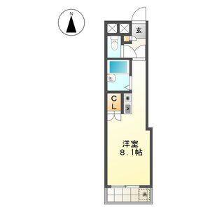 ワンルーム 間取り図