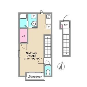 ワンルーム 間取り図