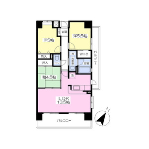 3LDK 間取り図