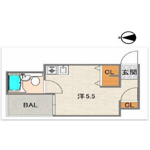 ワンルーム 間取り図