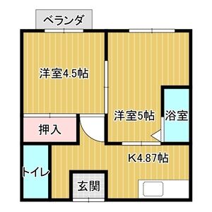 2K 間取り図