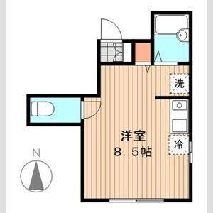 ワンルーム 間取り図