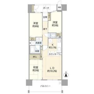 3LDK 間取り図