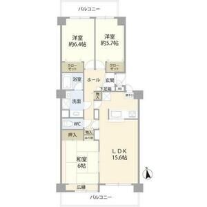 3LDK 間取り図