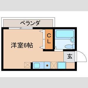 ワンルーム 間取り図