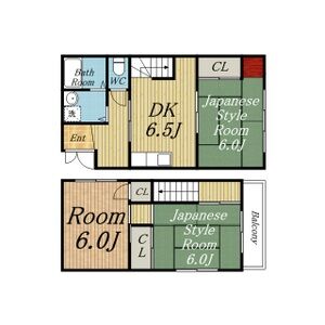 3DK 間取り図