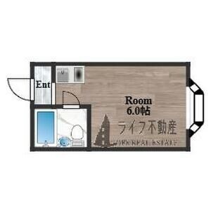 ワンルーム 間取り図