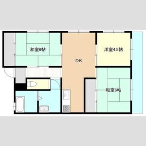 3DK 間取り図