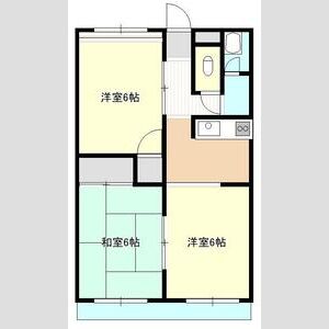 3DK 間取り図