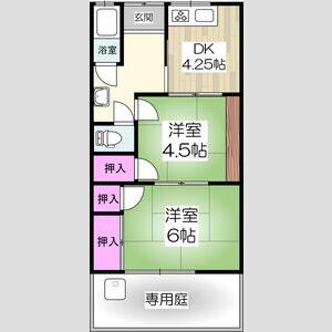 2DK 間取り図