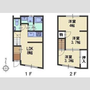3LDK 間取り図
