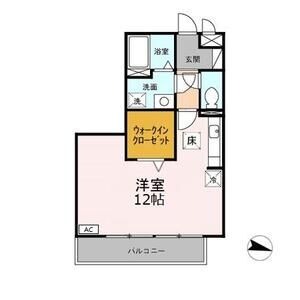 ワンルーム 間取り図