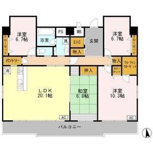 4LDK 間取り図