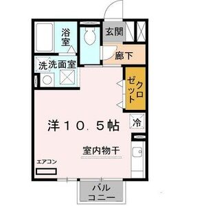 ワンルーム 間取り図