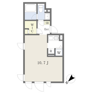 ワンルーム 間取り図