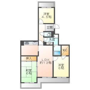 3LDK 間取り図