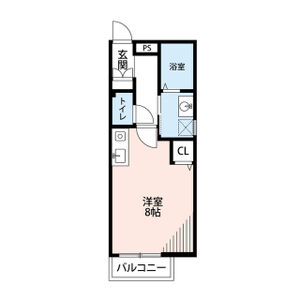 ワンルーム 間取り図