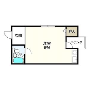 ワンルーム 間取り図