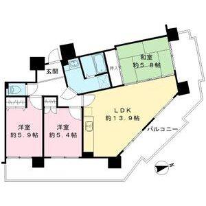 3LDK 間取り図