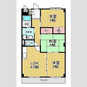 3LDK 間取り図