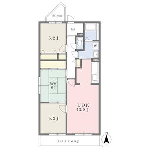 3LDK 間取り図