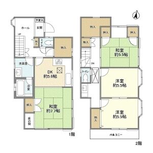 4DK 間取り図