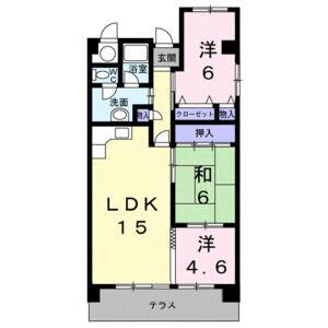 3LDK 間取り図