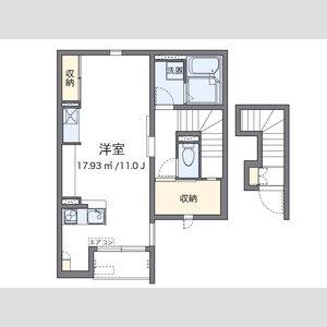 ワンルーム 間取り図