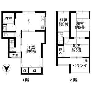 3K 間取り図
