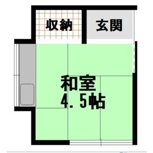 ワンルーム 間取り図