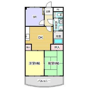 3DK 間取り図