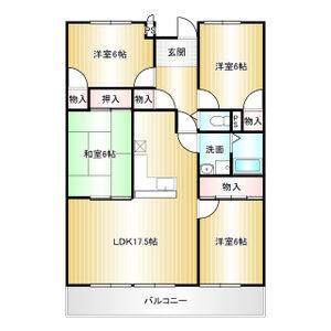 4LDK 間取り図
