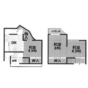 3DK 間取り図