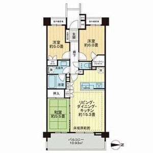 3LDK 間取り図