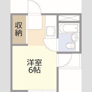 ワンルーム 間取り図