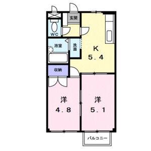 2K 間取り図