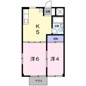 2K 間取り図