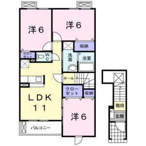 3LDK 間取り図