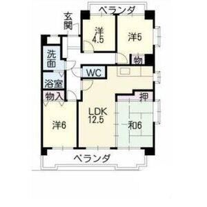 4LDK 間取り図