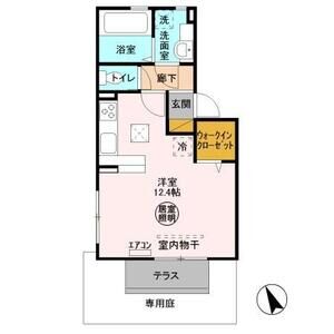 ワンルーム 間取り図