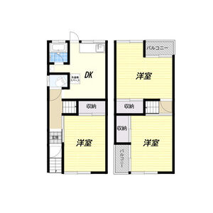 3DK 間取り図