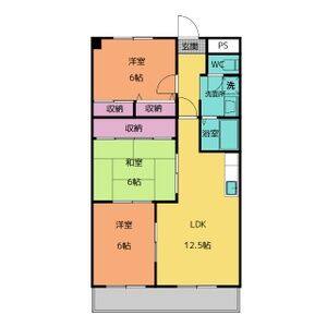 3LDK 間取り図