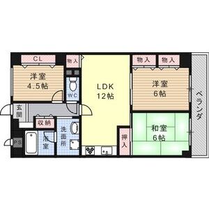 3LDK 間取り図