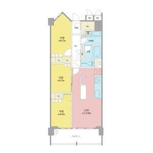 3LDK 間取り図