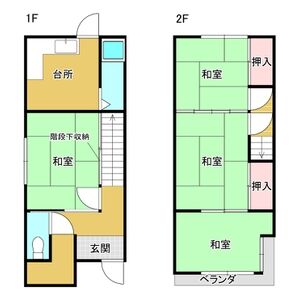 4DK 間取り図