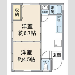 2K 間取り図